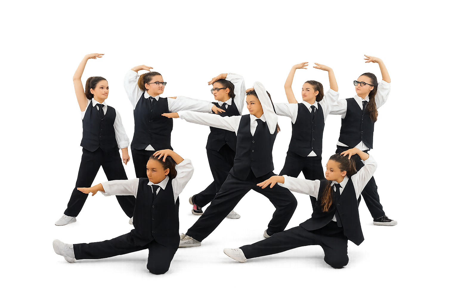 Il gruppo Street Squad della scuola Divina Dance